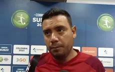 Selección peruana Sub-20: Jaime Serna, DT de la Bicolor, se pronunció tras la eliminación - Noticias de pedro-gallese