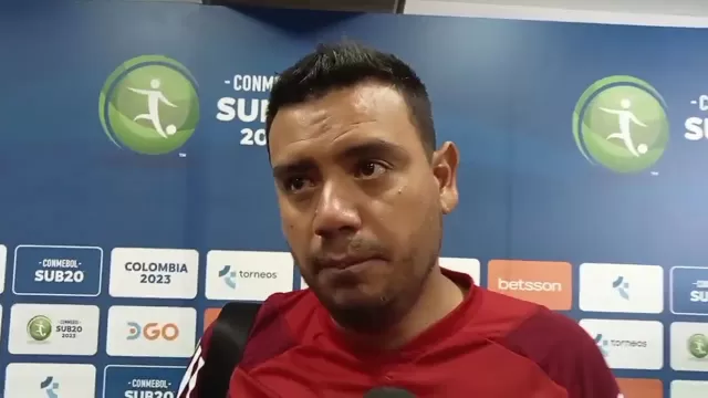 Jaime Serna declaró ante la prensa tras la derrota ante Paraguay por el Sudamericano Sub-20. | Video: Sandro Centurión