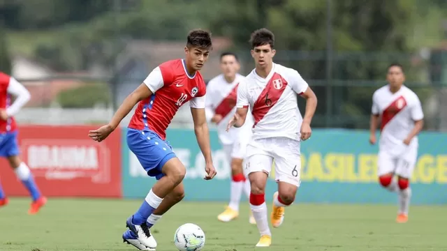 Selección peruana Sub-20 perdió 2-1 ante Chile en amistoso en Brasil