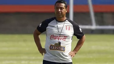 Nolberto Solano, en los entrenamientos de la Sub 23. | Foto: Depor