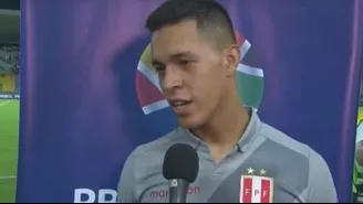 Renato Solís, arquero de la selección peruana Sub-23. | Foto: Captura DirecTV