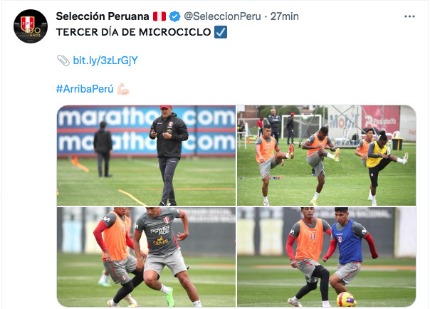 Twitter: Selección Peruana