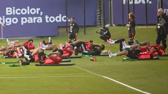 Selección peruana trabajó con el grupo completo de cara al amistoso ante Paraguay