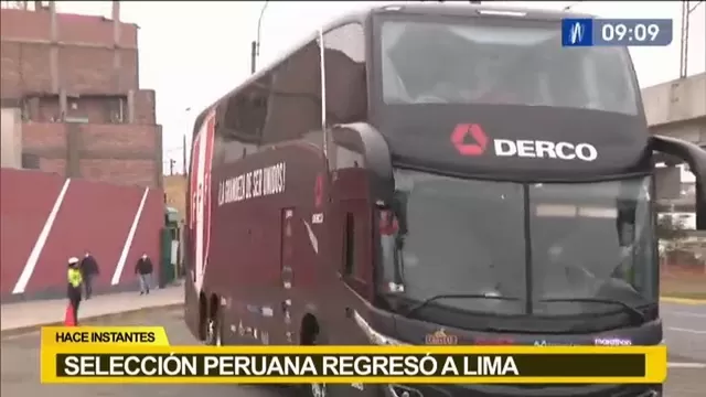 Selección peruana regresó a Lima tras caer 2-0 ante Brasil por Eliminatorias
