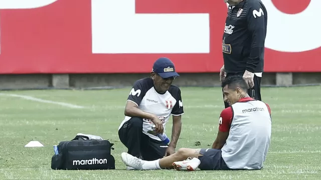 Selección peruana: Yoshimar Yotún asustó a todos en la Videna tras sufrir golpe
