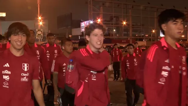 La Selección Sub-20 de Perú viajó a Venezuela para afrontar el Sudamericano Sub-20. | Video: AD