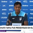 Tapia en su presentación habló sobre un llamado a la selección