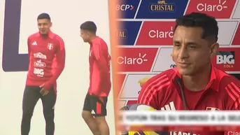 Tercer día de entrenamiento de la selección y palabras de Yotún