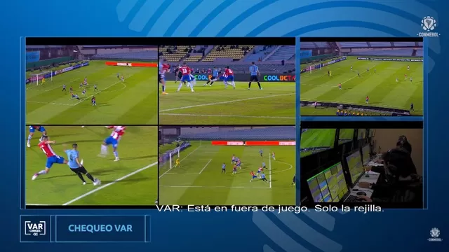 Uruguay vs. Paraguay: Conmebol publicó el audio del VAR en gol anulado a la Celeste
