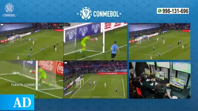 Uruguay vs. Perú: El grito de &quot;gol&quot; que surgió del VAR tras polémica jugada en el Centenario