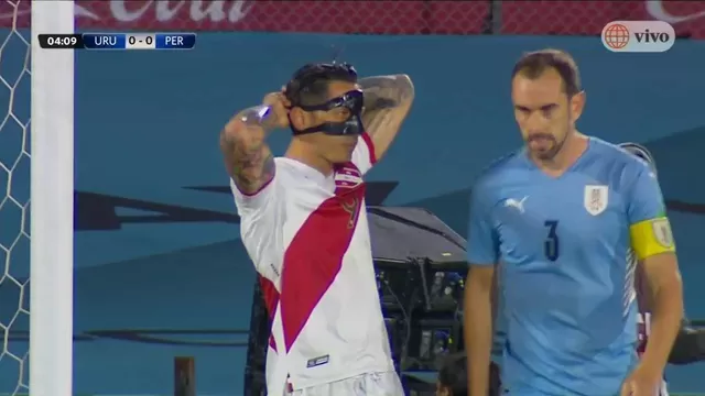 Uruguay vs. Perú: Lapadula tuvo el primer gol tras centro de Advíncula