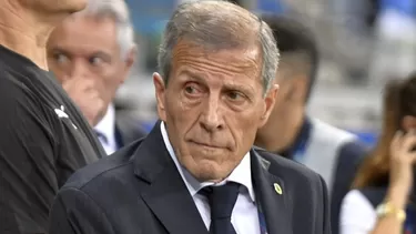 Óscar Washington Tabárez, seleccionador de Uruguay. | Foto: AFP