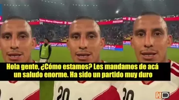 Valera y el mensaje tras anotar golazo en empate de Perú vs Rusia
