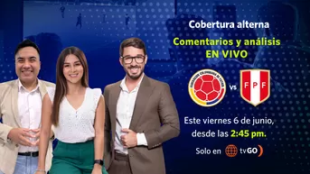 Vive Colombia vs. Perú con Andrea, Tato y Kevin por América tvGO