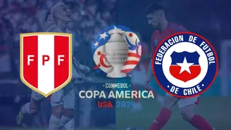 Perú y Chile se enfrentan por el Grupo A de la Copa América 2024 / Foto: Composición AD