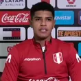 Wilder Cartagena: &quot;Estoy con mucha confianza en la selección peruana&quot;