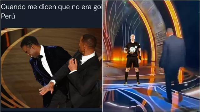 Memes del golpe de Will Smith a Chris Rock ligados a la polémica en el Uruguay vs. Perú