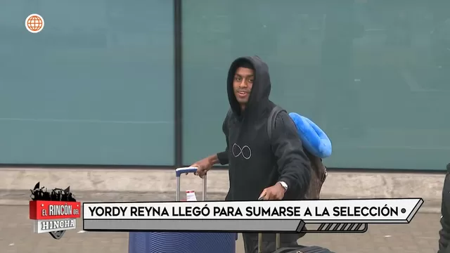 Yordy Reyna llegó a Lima para sumarse a la selección peruana. | Video: AD