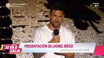 Lionel Messi. Video: América TV