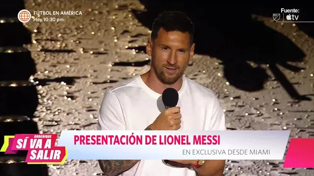 Lionel Messi. Video: América TV