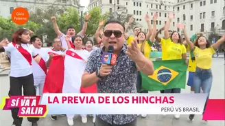 Perú vs Brasil: Esta es la previa de los hinchas en &quot;Sí va a salir&quot;