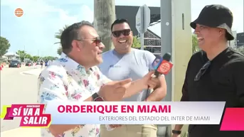 Sí va a salir: Orderique estuvo presente en la presentación de Lionel Messi en Miami