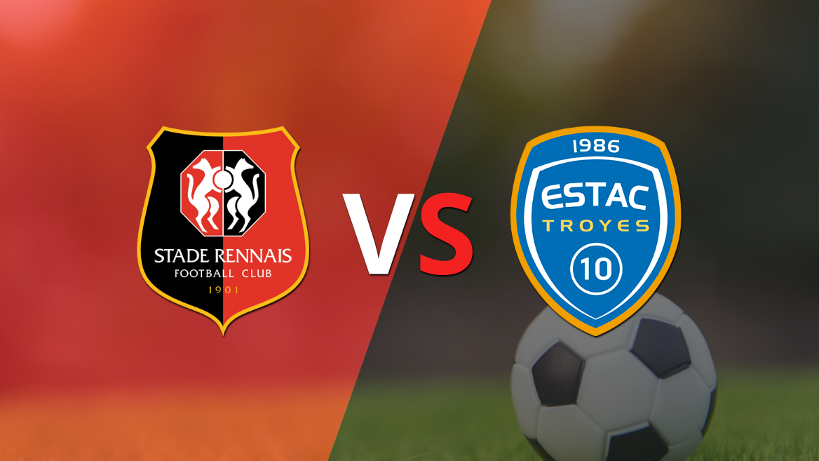 Stade Rennes derrotó sin complicaciones a Troyes con doblete de Karl