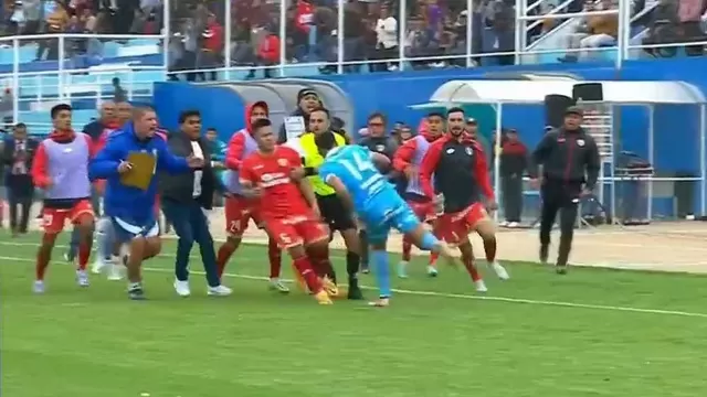 ADT vs. Sport Huancayo: Tremenda batalla campal que terminó con varios expulsados