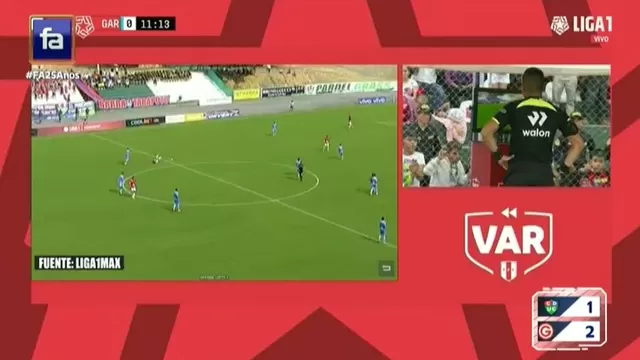 Roja para Alexi Gómez. | Video: Fútbol en América (Fuente: LIGA1MAX)