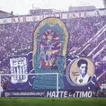 Alianza Lima vs. ADT: Enorme tifo en honor al Señor de los Milagros en Matute