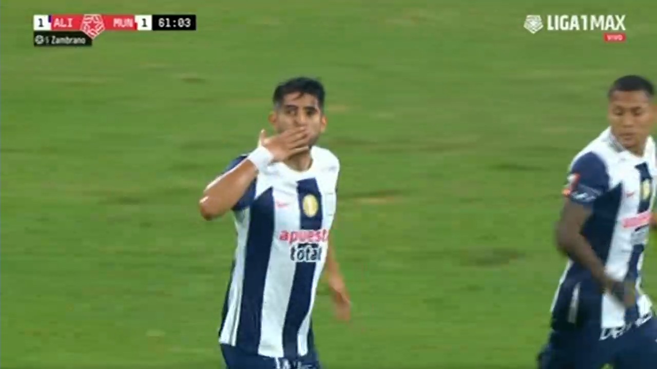 Alianza Lima vs. Municipal: Carlos Zambrano anotó el 1-1 para los íntimos