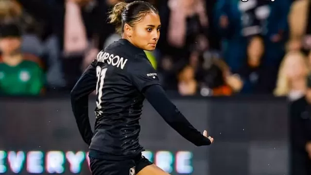 Golazo de Alyssa Thompson. | Video: @MenInBlazers