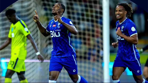 André Carrillo asistió a Odion Ighalo para el 2-0 del Al-Hilal ante Al-Taawon