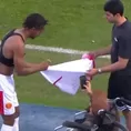 André Carrillo y un enorme gesto con hincha del Al-Qadisiyah