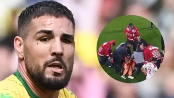 Francés Andy Delort se desplomó y convulsionó en pleno partido en Qatar