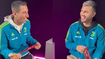 Ángel Di María y Leandro Paredes. | Video: Juventus