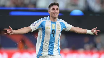 Argentina vs. Canadá: Julián Álvarez marcó el 1-0 para los albicelestes