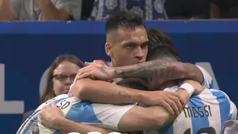 Argentina vs. Canadá: Lautaro Martínez anotó el 2-0 tras mágica asistencia de Messi