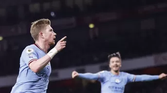 Arsenal vs. Manchester City: De Bruyne aprovechó error de Tomiyasu y marcó golazo