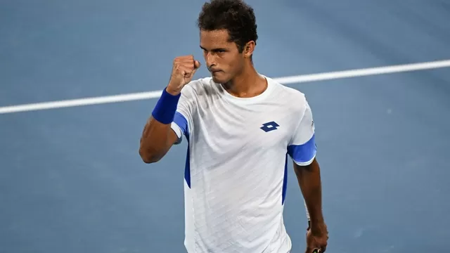Juan Pablo Varillas. | Foto: AFP/Video: Australian Open