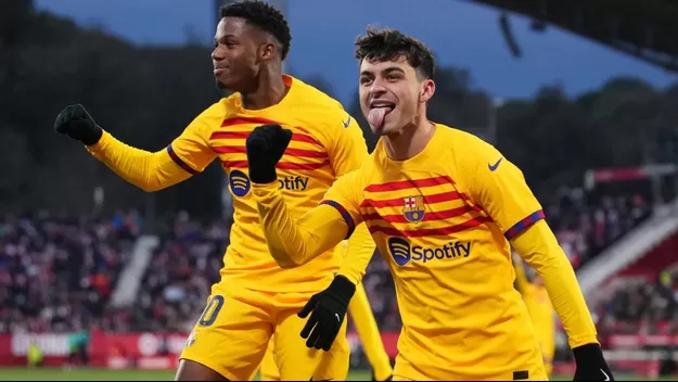 Barcelona vs. Girona: Error del arquero Gazzaniga acabó en el 1-0 de Pedri