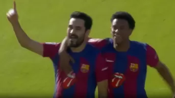 Barcelona vs. Real Madrid: Gundogan pisó el área y marcó el 1-0 en Montjuic