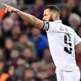 Barcelona vs. Real Madrid: Karim Benzema marcó de penal el 3-0 en el Camp Nou