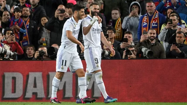 Barcelona vs. Real Madrid: Mágica asistencia de Vinicius para el 4-0 de Benzema
