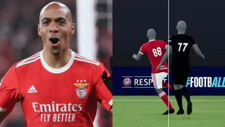 Benfica vs. Brujas: El hermoso gol de Joao Mario anulado por el offside semiautomático