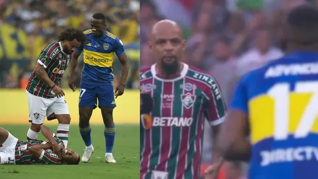 Boca Juniors vs. Fluminense: El &#39;picante&#39; cruce de Advíncula con Marcelo y Felipe Melo