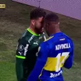 Boca Juniors vs. Palmeiras: Advíncula aplicó toda su velocidad, lo frenaron con un cruce y así reaccionó