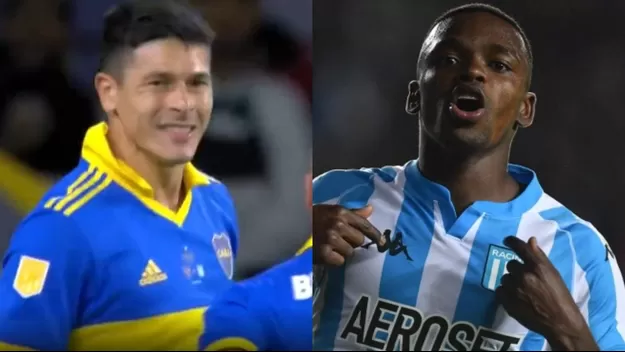 Boca vs. Racing: Roncaglia anotó el 1-0 y Carbonero puso el 1-1 tres minutos después