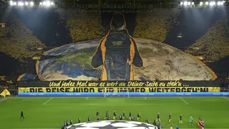 Borussia Dortmund vs. Chelsea: Hinchas alemanes desplegaron impresionante mosaico