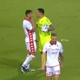 Cagliari vs. Bari: Fuerte discusión entre Maita y Caprile